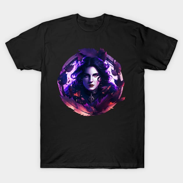 Yennefer from the Books T-Shirt by Vaelerys